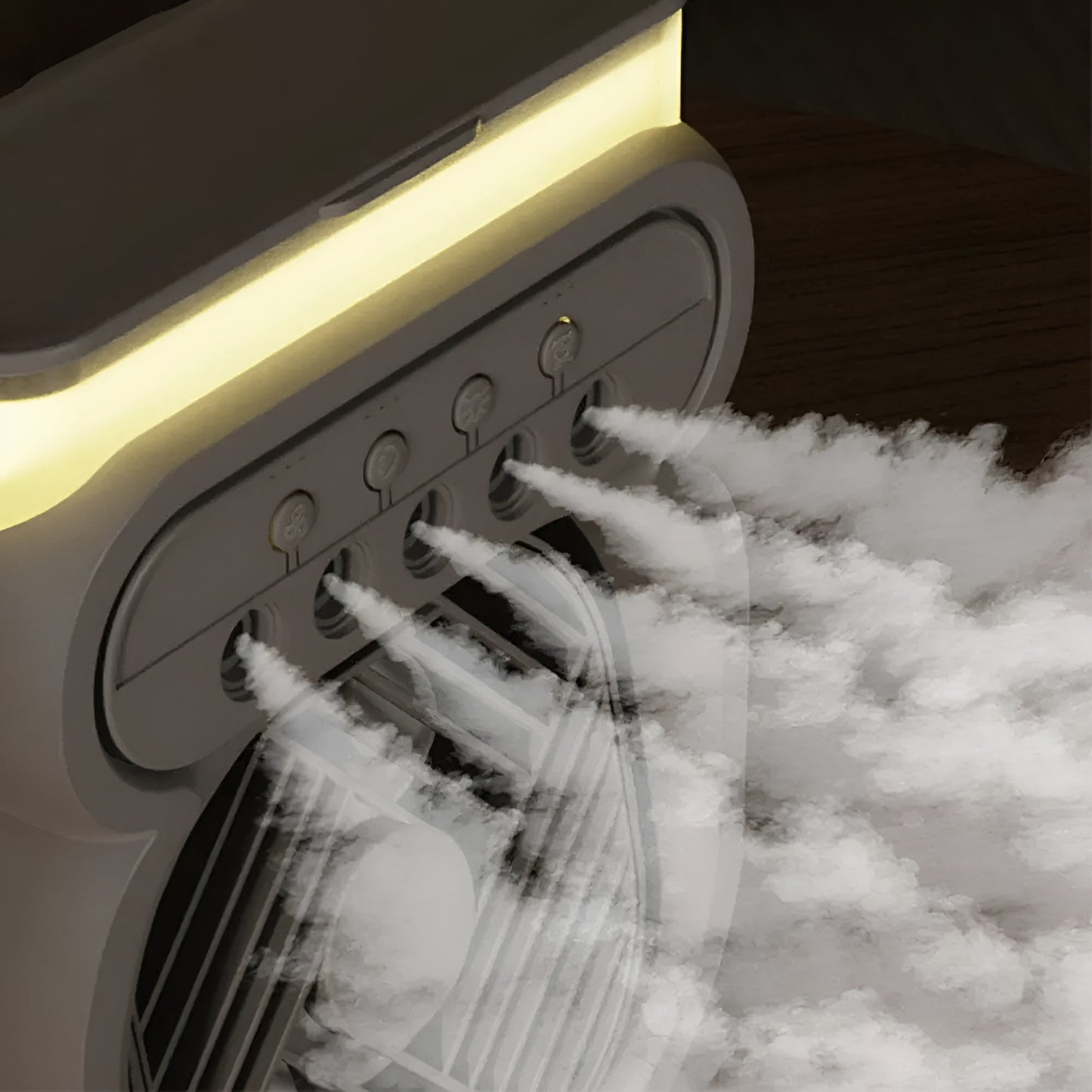 Mini Condizionatore Portatile 3 in 1 — Ventilatore, Umidificatore e Luce LED | Nordiv